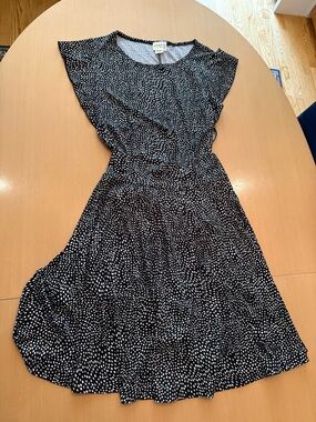 Women’s Black & White Polka Dot Skirt & Top